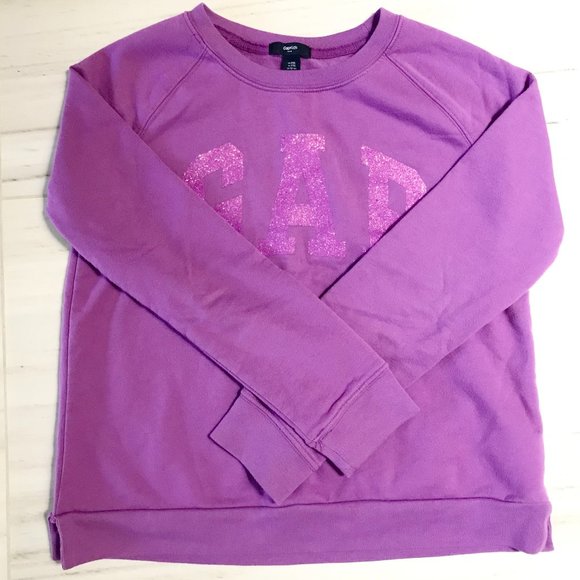 GAP Purple Sparkly Crewneck! - Picture 1 of 3